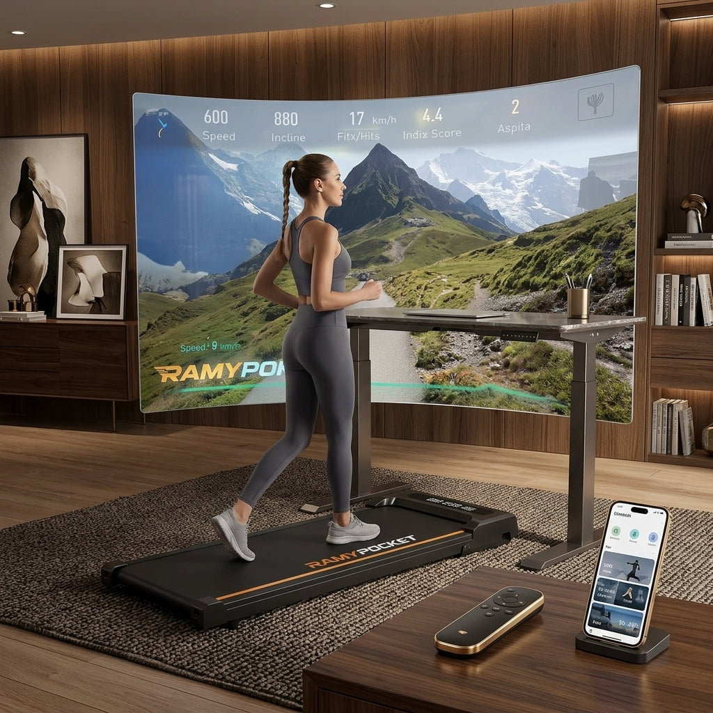 Tapis de marche Runetic dans un salon